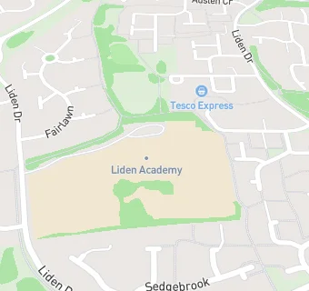 map for Liden Academy