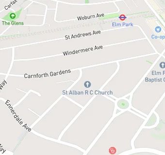 map for St Albans Parish Centre