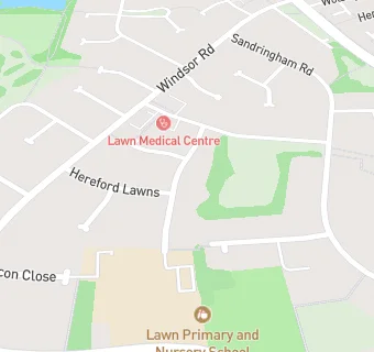 map for Lawn Nursery & Primary School