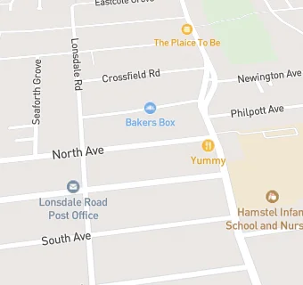 map for North Avenue Surgery