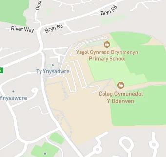 map for Ynysawdre Comprehensive School