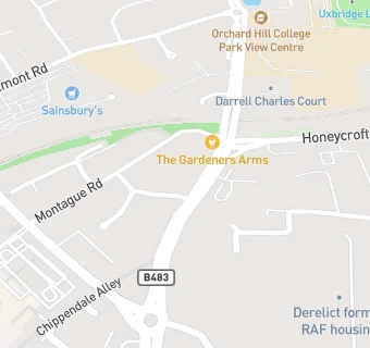 map for Gardeners Arms