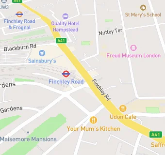 map for Pret a Manger