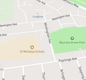 map for Methodist Church And Hall