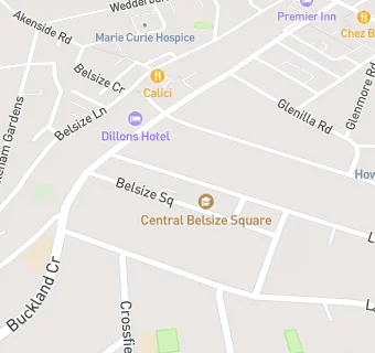 map for Belsize Square Synagogue