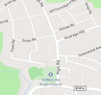 map for Benfleet Methodist Church