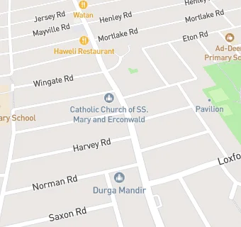 map for Ilford lane seventh day adventist church