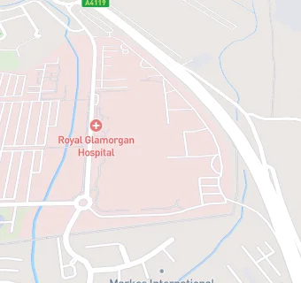 map for Royal Glamorgan General Hospital