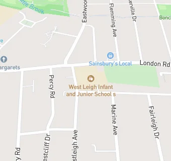 map for West Leigh Junior School