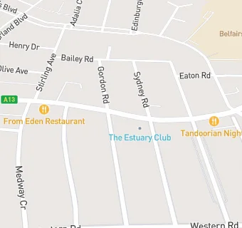 map for Estuary Club