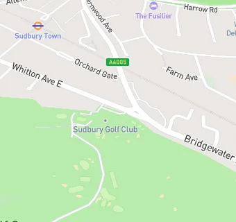 map for Sudbury Golf Club