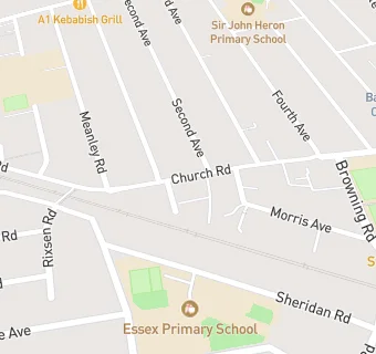 map for Newham Transitional Practice 