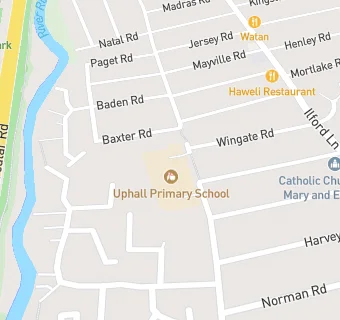 map for Uphall Primary School