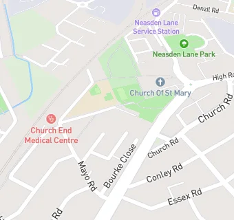 map for Willesden Court Care Centre- Methodist Homes (MHA)