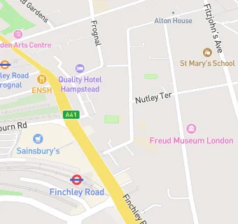 map for South Hampstead Prep School