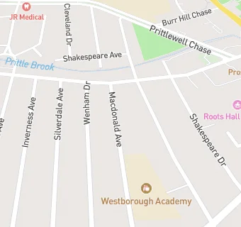map for Westborough Primary School
