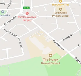 map for Sydney Russell Comprehensive School