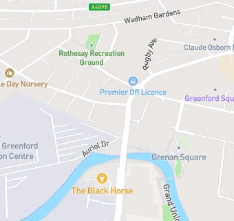 map for Greenford Gospel Church