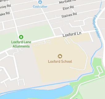 map for Loxford School