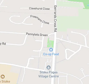 map for Stoke Poges Post Office