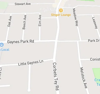 map for Little Gaynes