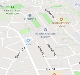 map for Queens Crescent Practice