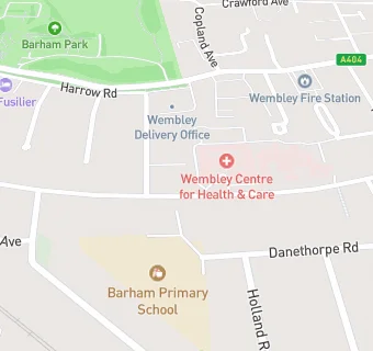 map for The Wembley Practice