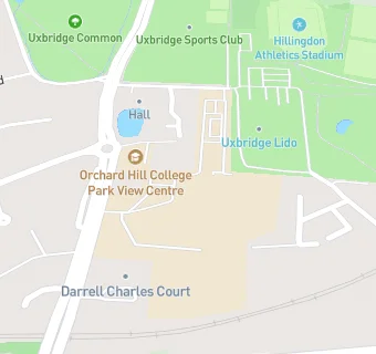 map for HRUC (Harrow, Richmond & Uxbridge Colleges)