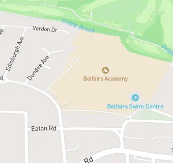 map for Belfairs High School