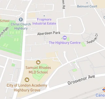 map for New Park Day Centre