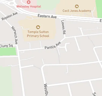 map for St Edmunds Community Centre