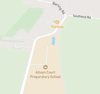 map for Alleyn Court Preparatory School