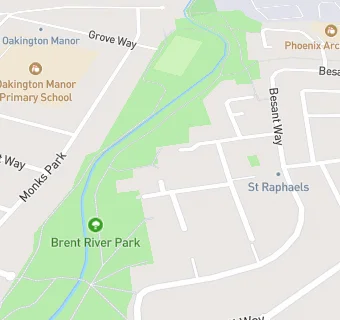 map for St Raphaels Community Centre