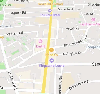 map for Nandos