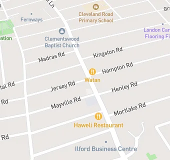 map for Ilford Lane Family Dental Surgery