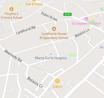 map for Marie Curie Centre