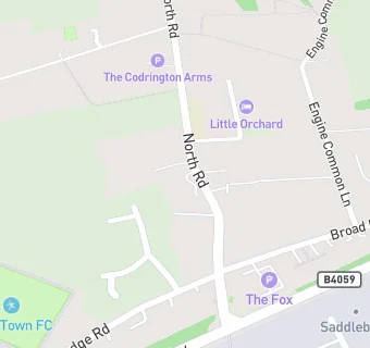 map for Codrington Arms