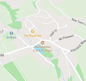 map for Bishopstone Church of England Primary School