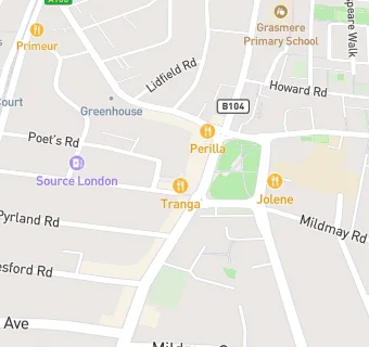 map for No.60 Brasserie