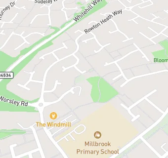 map for The Freshbrook Surgery