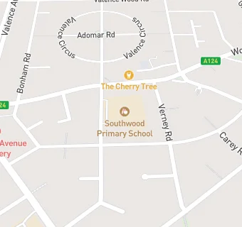map for Southwood Junior School