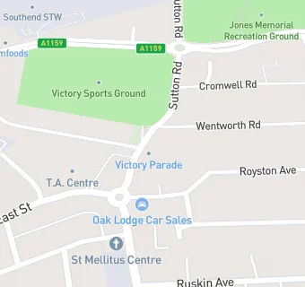 map for Sutton Road Surgery