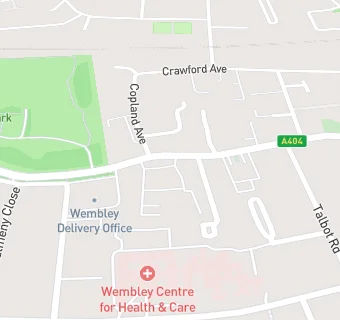 map for Wembley Police Station- Waterfall Elior Limited