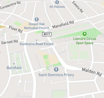 map for St Dominic's Catholic Primary School