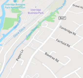 map for Uxbridge And District Conservative Club