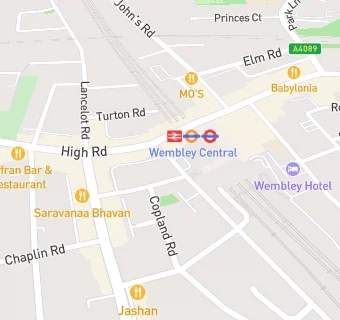 map for Mooboo Wembley Central