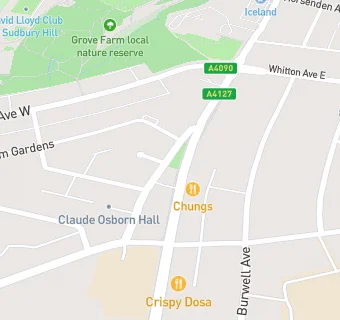 map for Applegreen Greenford Service Station