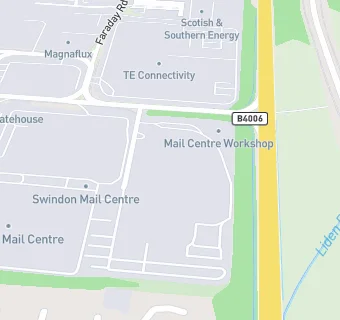 map for Eurest - Swindon Mail Centre