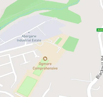 map for Ogmore Comprehensive School