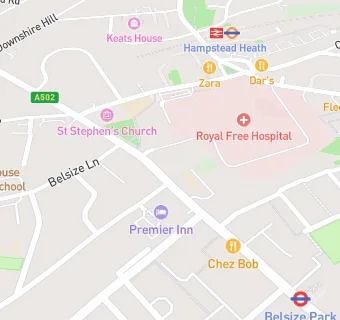 map for Tetto's Hampstead